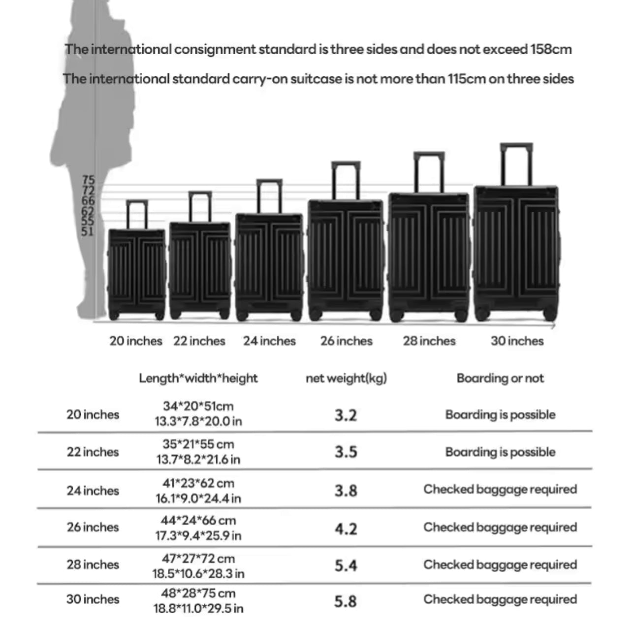 STRÔ aluminium travel suitcase