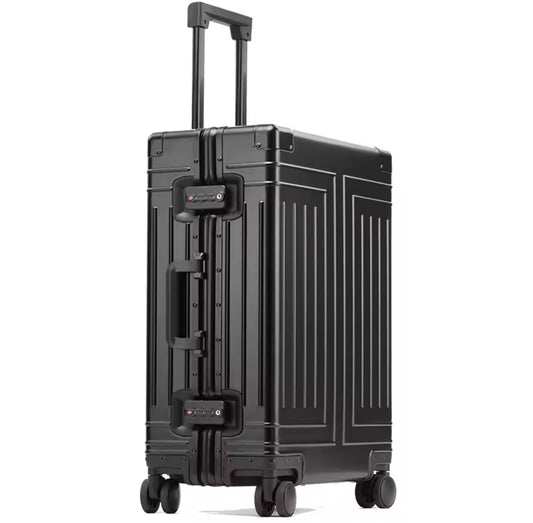 STRÔ aluminium travel suitcase