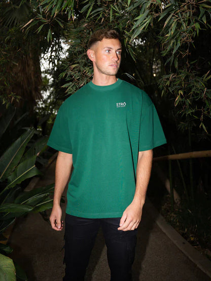 STRÔ Oversized T-shirt Green