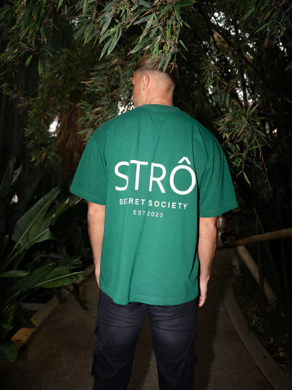 STRÔ Oversized T-shirt Green