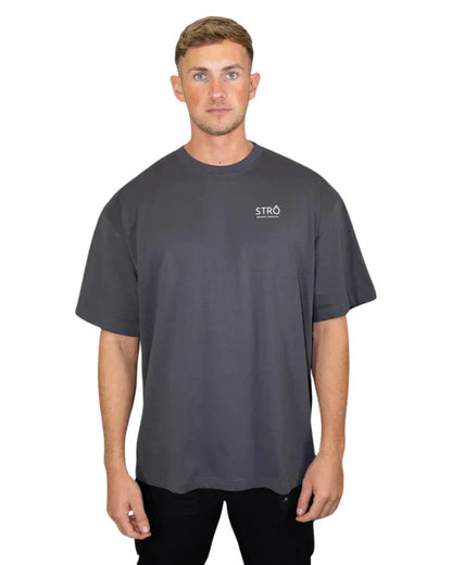 STRÔ Oversized T-shirt Grey