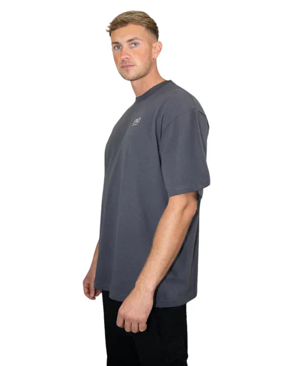 STRÔ Oversized T-shirt Grey