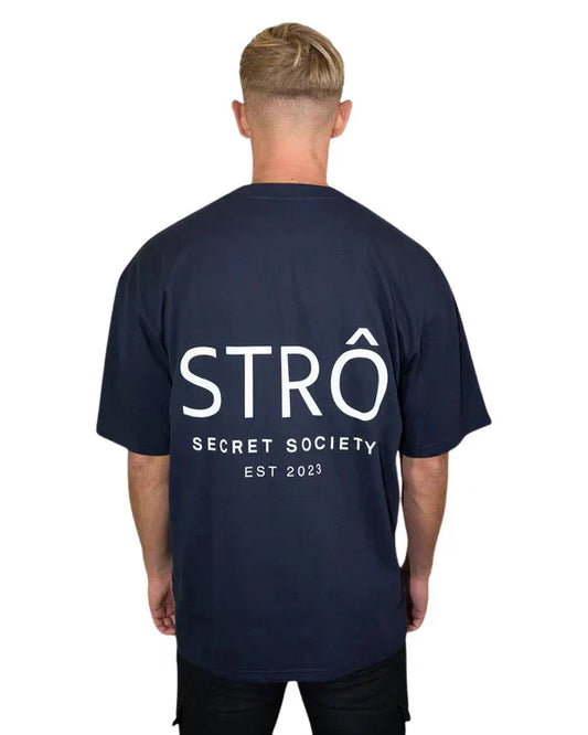 STRÔ Oversized T-shirt Navy