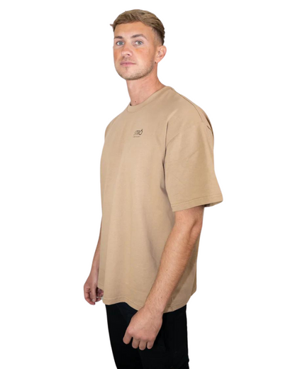 STRÔ Oversized T-shirt Beige