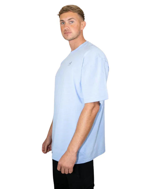 STRÔ Oversized T-shirt Blue